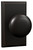 Bravura Passage Large Rectangular Rosette with Classic Round Knob in Oil Rubbed Bronze. ONLY 1 LEFT