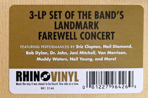 The Band "Last Waltz" (45th anniv)