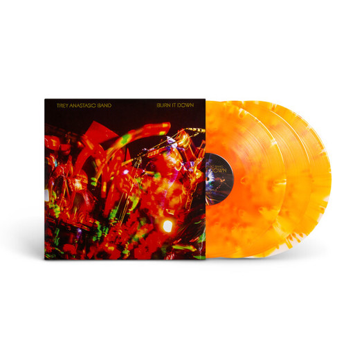 Trey Anastasio Band "Burn It Down" LP (live album / orange vinyl)
