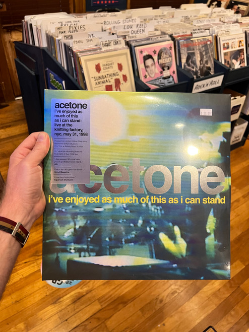 ACETONE I’ve Enjoyed As Much Of This As I Can Stand – Live at the Knitting Factory, NYC: May 31, 1998 (CLEAR VINYL) LP RSD2024