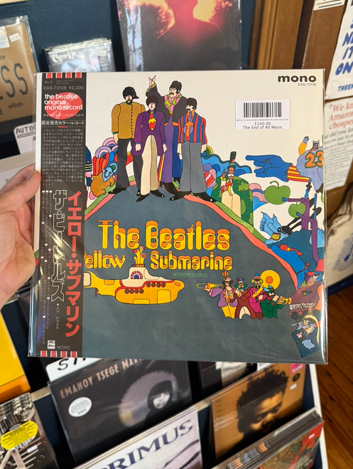 BEATLES YELLOW SUB MONO JAPANESE RED VINYL (TEDS COLLECTION)