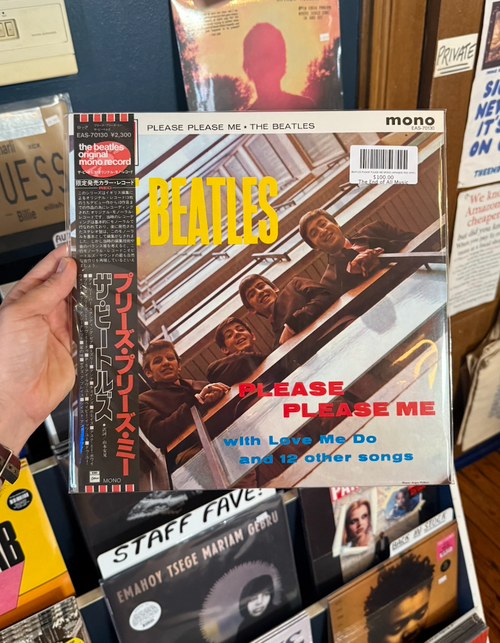 BEATLES PLEASE PLEASE ME MONO JAPANESE RED VINYL