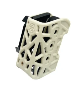DAA X-Ray polymer magazine pouch, white, 104043 - USPSA competition lattice-design mag holster
