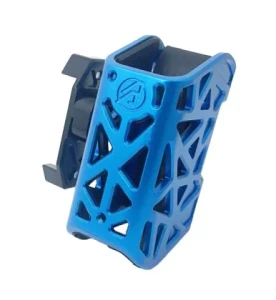DAA X-Ray aluminum magazine pouch, blue, 104037 - USPSA competition lattice-design mag holster