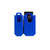 Blue polymer magazine pouch with 360° rotation and belt clip — GH competition mag holder for USPSA/IPSC