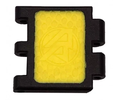 Lynx competition belt single link, 103404 - black polymer frame with yellow textured grip insert