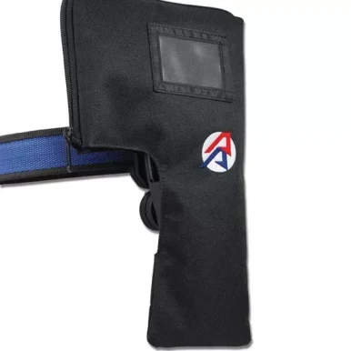 DAA dust cover, black, standard, 100652 - USPSA target protective cover with mesh window pocket