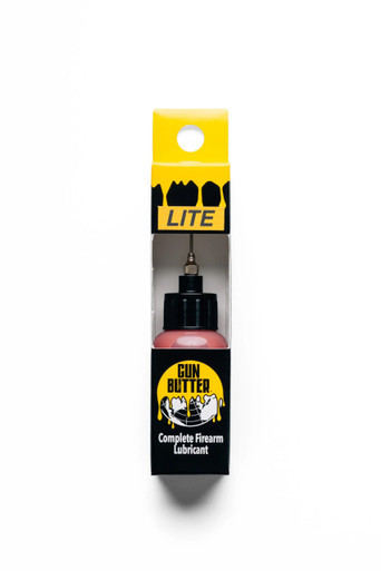 Gun Butter Lite needle bottle, complete firearm lubricant, precision applicator
