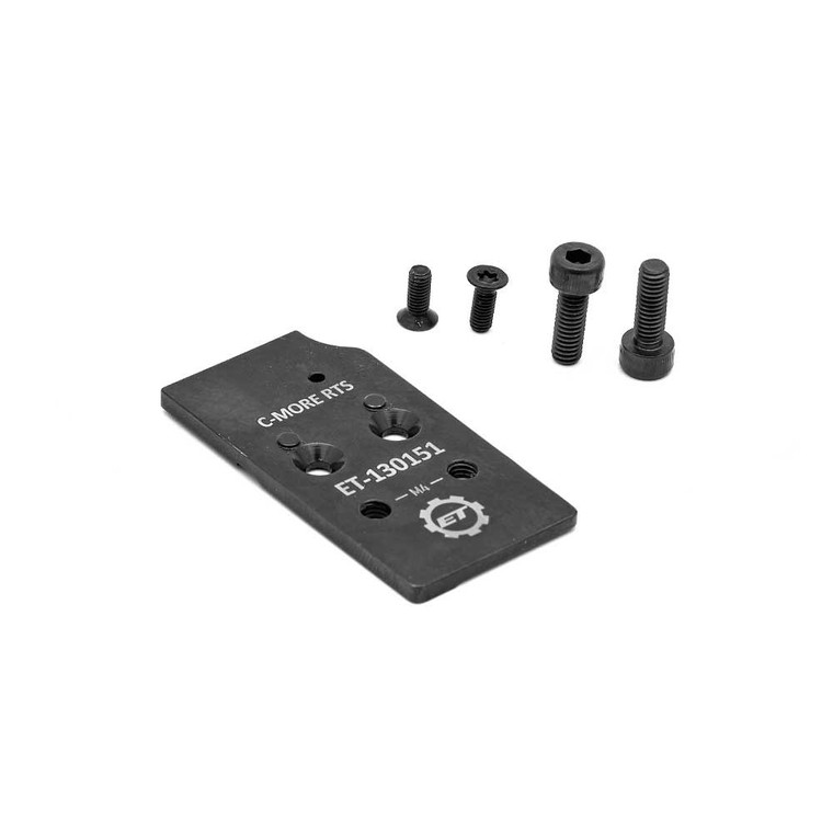Eemann Tech CZ Shadow 2 OR steel optic plate for C-More RTS with mounting screws