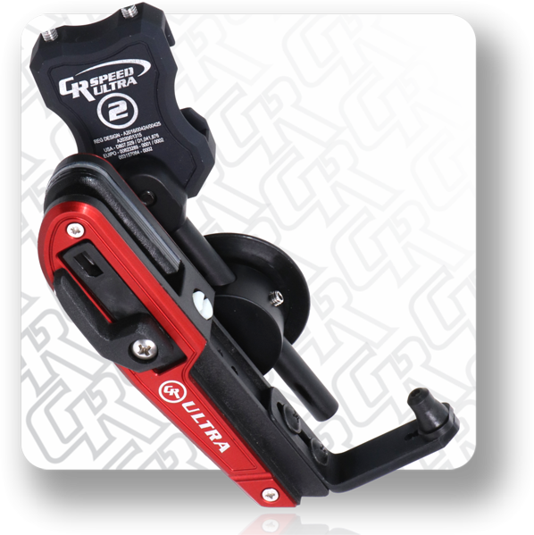 CR Speed Ultra 2 competition holster, red — C-BAX Versa-Hanger for USPSA/IPSC