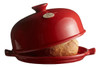 Emile Henry Flame Bread Cloche, 13.2 x 11.2", Burgundy