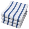 Now Designs Basketweave Kitchen Towel, Set of 3, Royal Blue