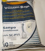 Sanyo Transformax Vacuum Bags Microfiltration with Closure - 10 Pack