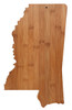 Totally Bamboo State Cutting & Serving Board, Mississippi, 100% Bamboo Board for Cooking and Entertaining