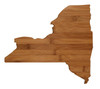 Totally Bamboo State Cutting & Serving Board, New York, 100% Bamboo Board for Cooking and Entertaining