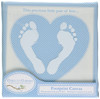 Child to Cherish Footprint Canvas Frames, Blue