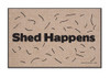 Shed Happens Funny Indoor/Outdoor Welcome Doormat