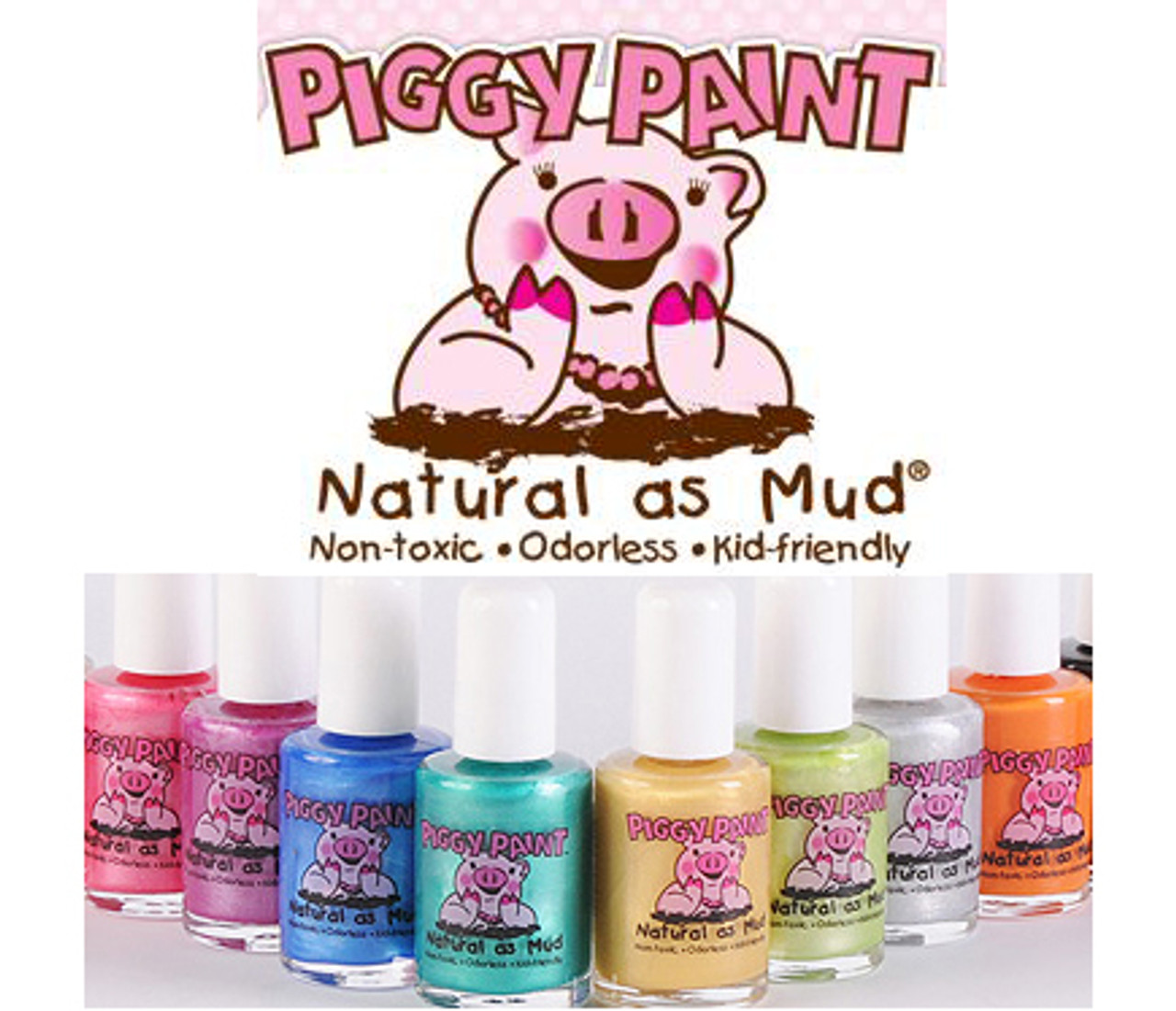 Piggy Paint Nail Polish, Non-Toxic - Trademark Retail