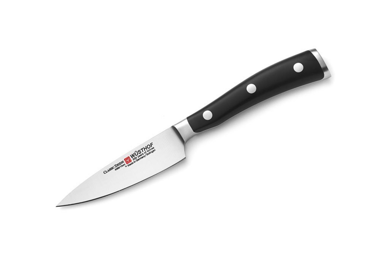 Wusthof Classic Ikon Stainless Steel Extra Wide 4 Inch Paring Knife -  Trademark Retail