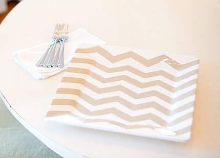Coton Colors Chevron Platter - Thumbnail 2