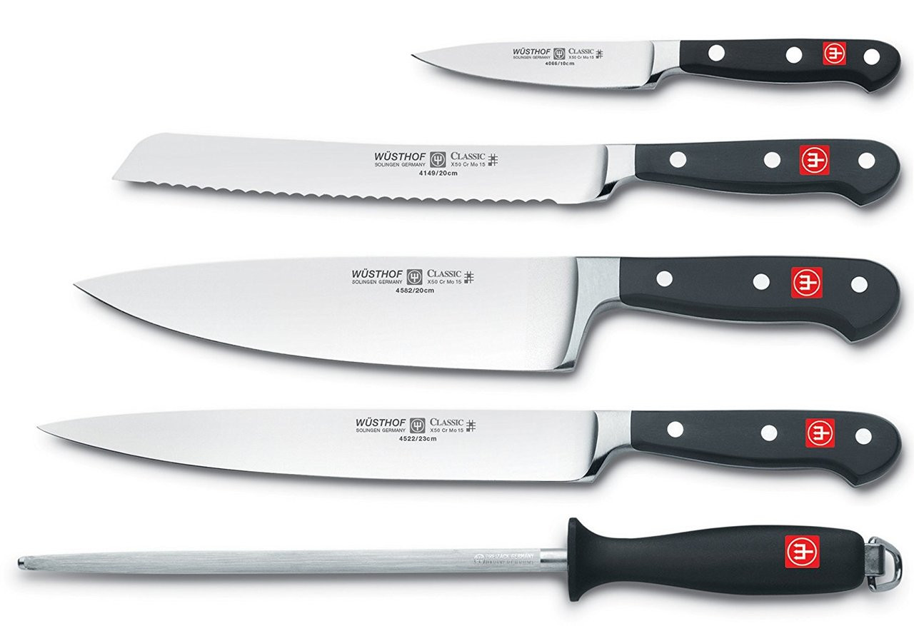 Wusthof Classic 5-Piece Chef Knife Set - Trademark Retail