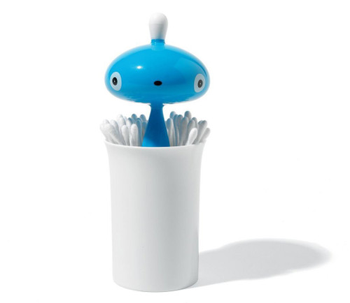 【ALESSI】アレッシィ コットンディスペンサー「Up-pill」ブルー ALESSI】アレッシィ コットンディスペンサー「Up-pill」ブルー