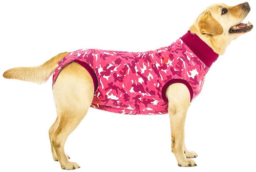 Suitical Recovery Suit for Dogs - Pink Camo - size Medium