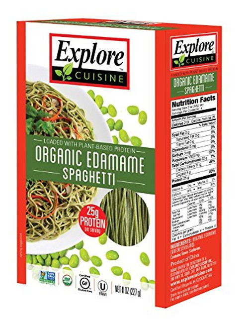 Explore Cuisine Organic Edamame Spaghetti (Pack of 6)