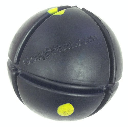 Goughnuts - Interactive Chew Toy for Dogs - Ball Black 50 (Toughest Ball)