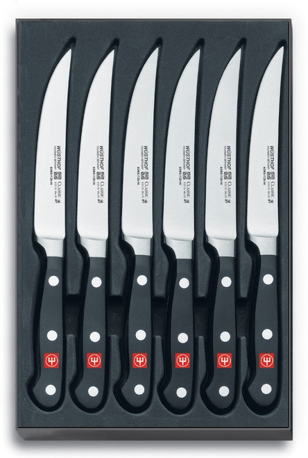 WÜSTHOF 8-Piece Stainless Mignon Steak Knife Set