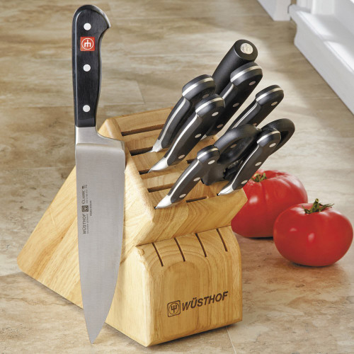 Wusthof Gourmet 10-piece Knife Block - Beechwood