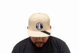 Branded Bills Tan Hat with Black and White LTT Logo
