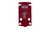CH Plate red top view