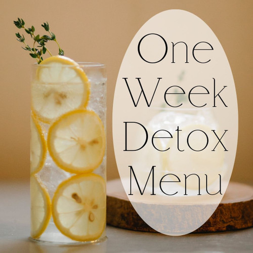 One Week Detox Menu