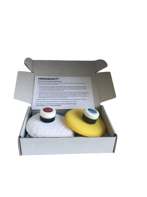 Hindsight window Trim & Roofbar Restoration Kit - contents