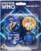Dr Who - Retro Pinset of 4