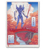 Ukiyo-e Heroes: Giclee Print by Jed Henry - Bracing for Impact Ukiyo-e Heroes: Giclee Print by Jed Henry - Bracing for Impact