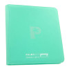 Palms Off Collector’s Series 12 Pocket Zip Binder - Turquoise