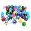 Chessex Bag of 50 assorted Signature D12 Dice