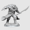 Magic the Gathering Unpainted Miniatures Zurgo Helmsmasher & Unyielding Krumar