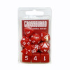 Crossguard Classic Opaque Polyhedral 10-Dice Set C01 - Red Crossguard Classic Opaque Polyhedral 10-Dice Set C01 - Red