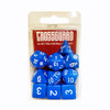 Crossguard Classic Opaque Polyhedral 10-Dice Set C03 - Blue Crossguard Classic Opaque Polyhedral 10-Dice Set C03 - Blue