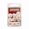 Crossguard Classic Opaque Polyhedral 10-Dice Set C28 - White w/Orange Crossguard Classic Opaque Polyhedral 10-Dice Set C28 - White w/Orange