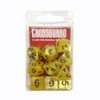 Crossguard Marble Polyhedral 10-Dice Set M02 - Yellow Crossguard Marble Polyhedral 10-Dice Set M02 - Yellow
