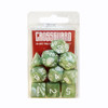 Crossguard Marble Polyhedral 10-Dice Set M13 - Pale Green
