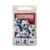 Crossguard Coated and Imprint Polyhedral 10-Dice Set VC04 - Graffiti Blue