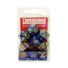 Crossguard Colour Mix Polyhedral 10-Dice Set V33 - Blue/Grey
