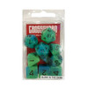 Crossguard Glow Polyhedral 10-Dice Set GL10 - Green/Blue