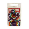 Crossguard Layered Polyhedral 10-Dice Set LS701 - Rainbow