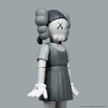 KAWS x Squid Game Young-Hee Vinyl Figure - Monotone KAWS x Squid Game Young-Hee Vinyl Figure - Monotone
